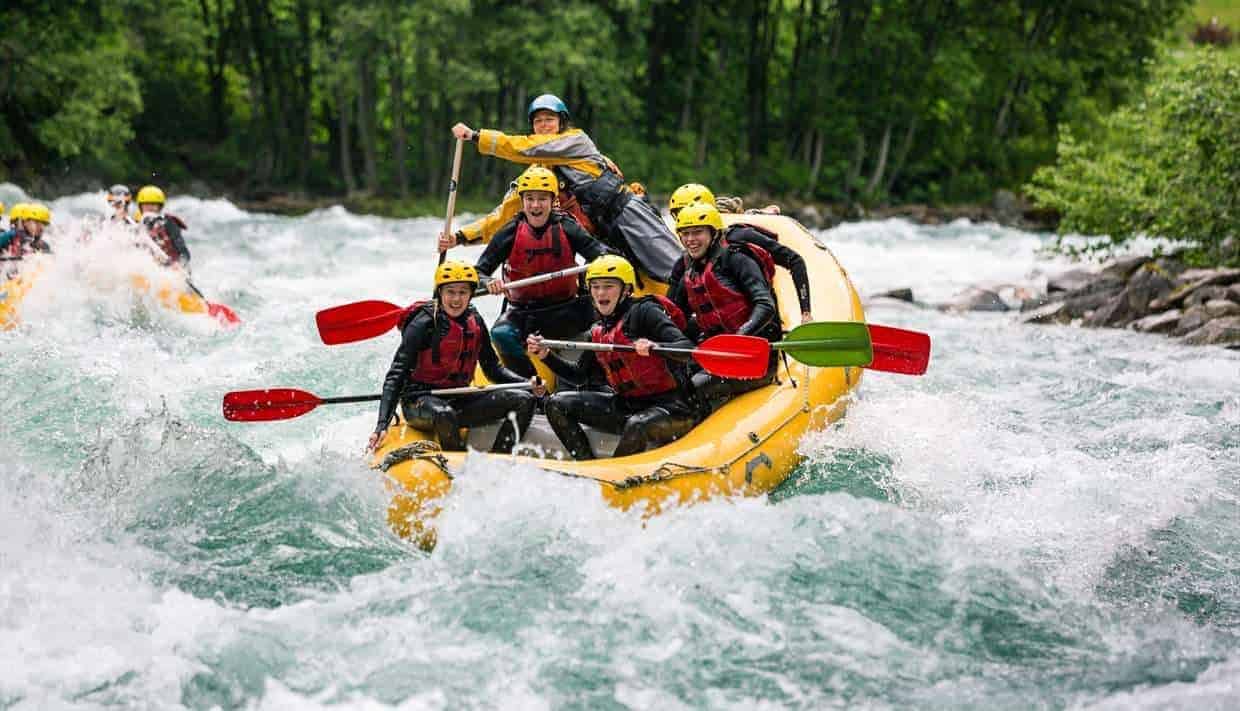 Melen Çayı rafting parkurundan bir görünüm